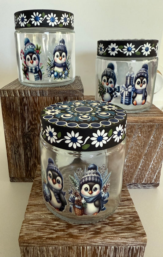 Penguin Set: 4oz Jars (3ct)